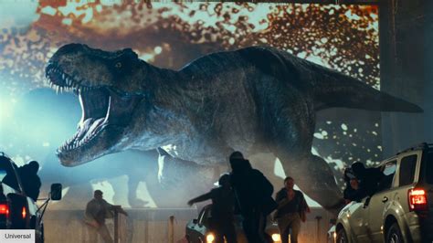 The T-rex from Jurassic World still has the scars from …