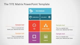 The TITE Matrix PowerPoint Template SlideModel