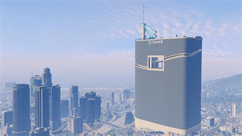 The Tallest Building in GTA V Has a Water Slide on the Roof, …