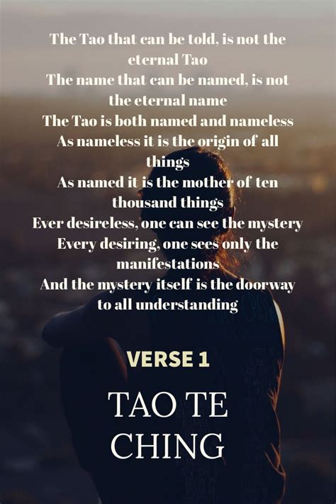 The Tao te Ching