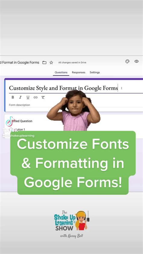 The Tech Lady New Formatting Features of Google Forms