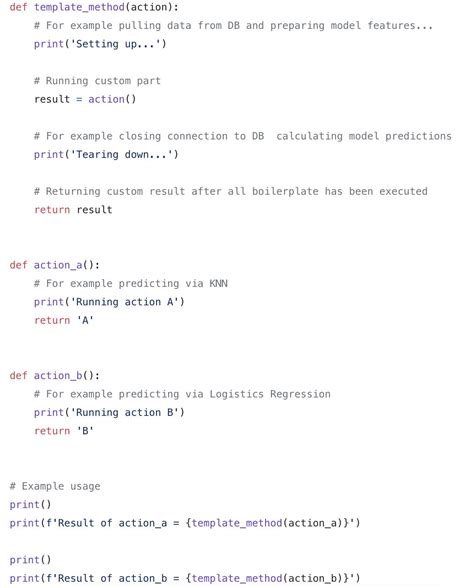 The Template Method Pattern in Python by Tomas David Ye Better