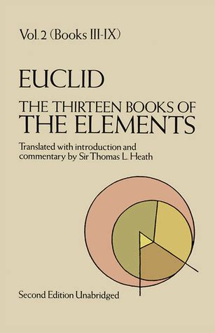 The Thirteen Books of the Elements, Books 3 - 9 by Euclid