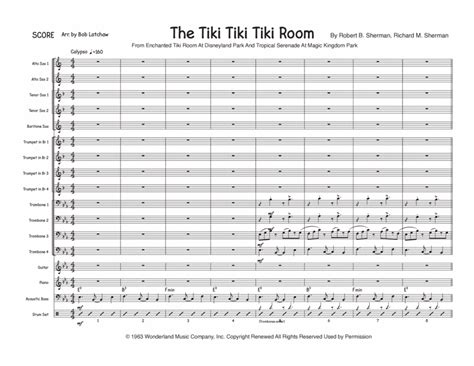 The Tiki Tiki Tiki Room - Sheet Music Plus