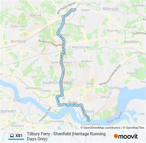 The Tilbury - nearest bus stops (map)