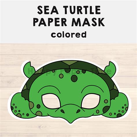 The Turtle Mask - Etsy