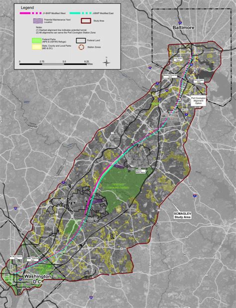 The Two Routes For Getting From DC to Baltimore in 15 Minutes