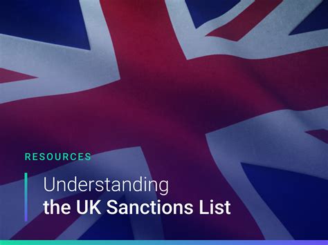 The U.K. Sanctions