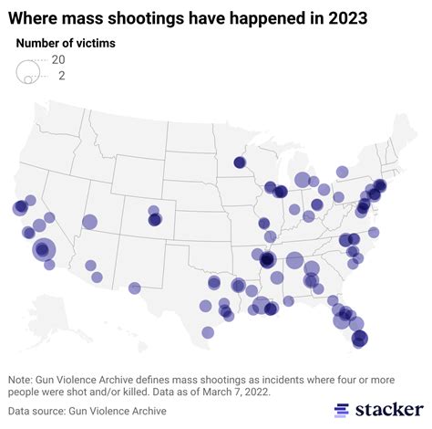 The US surpasses 140 mass shootings in 2023. Here's every event mapped