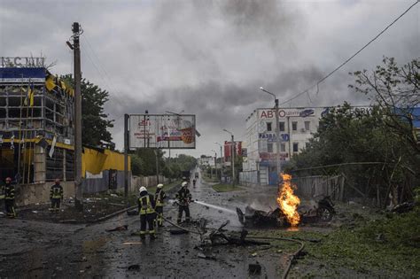 The Ukrainian president’s chief of staff says 48 people were killed by a Russian attack on a village in Kharkiv region