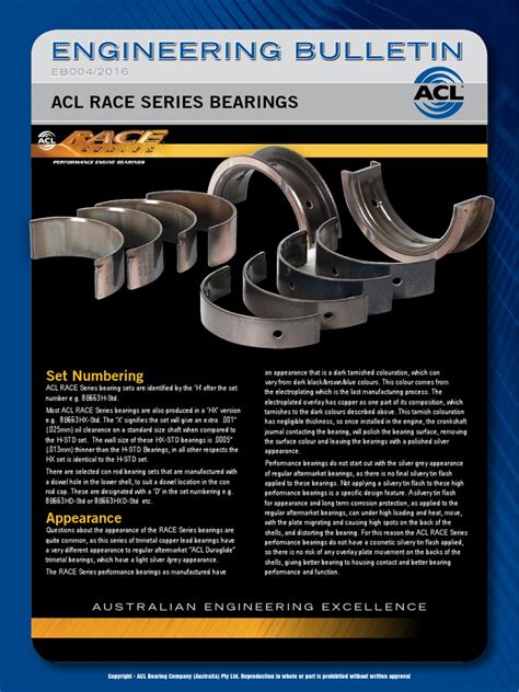 The Ultimate Guide to ACL Race Bearings: Unlocking Performance and Reliability