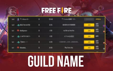 The Ultimate Guide to Creating a Memorable and Effective ff guild name**