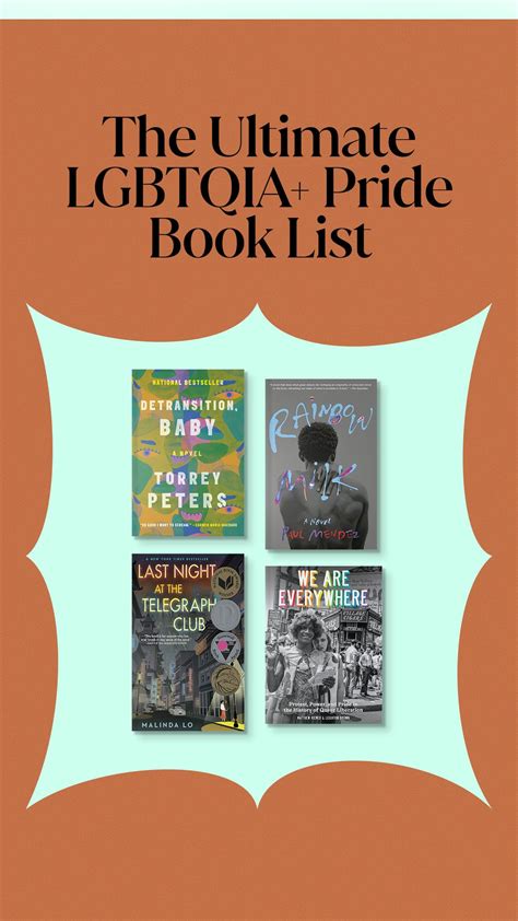 The Ultimate LGBTQ+ Pride Book List