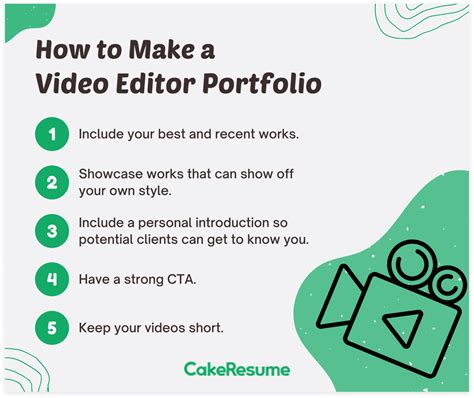 The Ultimate Video Editor Portfolio Guide [+Examples] CakeResume