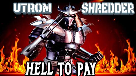 The Utrom Shredder - YouTube