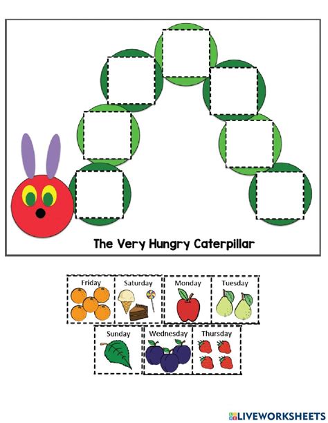 The Very Hungry Caterpillar Worksheets