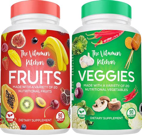 The Vitamin Kitchen Fruits and Veggies Supplement- Made in