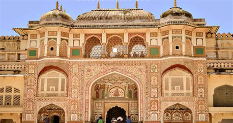 The Wall Of Amer Amber Palace Jaipur Entry Point