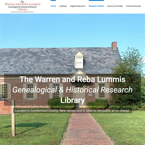 The Warren and Reba Lummis Genealogical & Historical Research Library …