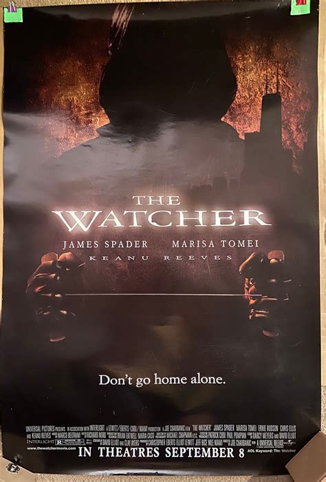 The Watcher 2000 Original Double Sided Movie Poster James Etsy