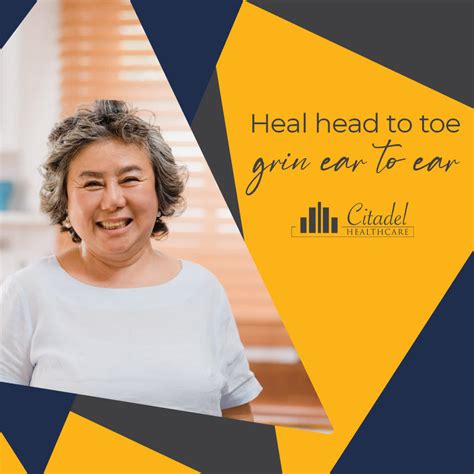 The Waterford Care Center – Heal head to toe. GRIN EAR TO EAR