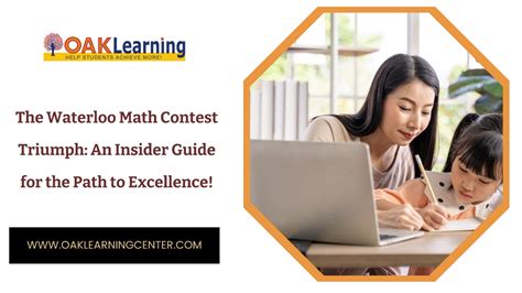The Waterloo Math Contest Triumph An Insider Guide for the Path to