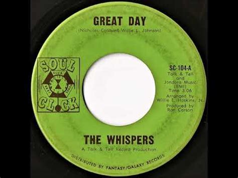 The Whispers - Great Day Releases Discogs