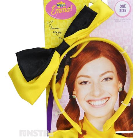 The Wiggles Emma Wiggle Headband & Shoe Bows by Spotlight …