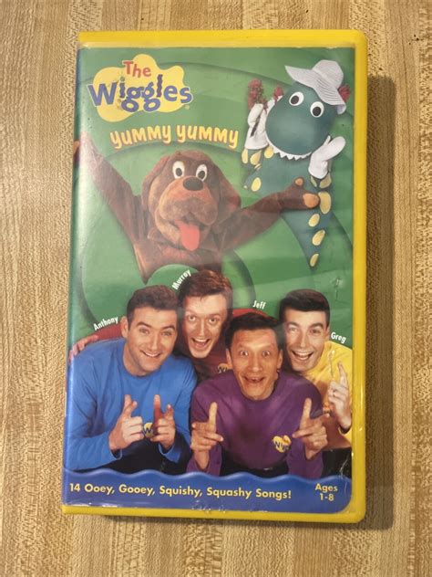 The Wiggles Yummy Yummy VHS, 1994 RARE Original Cast ABC …