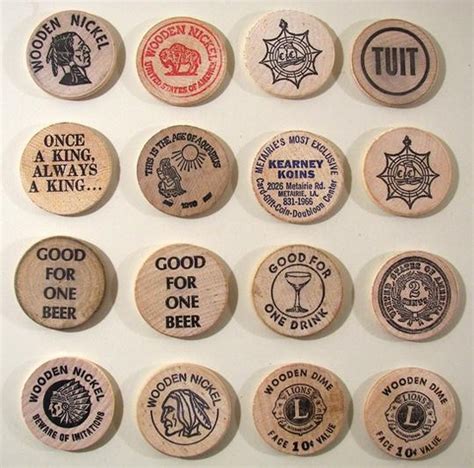 The Wooden Nickel: Product List