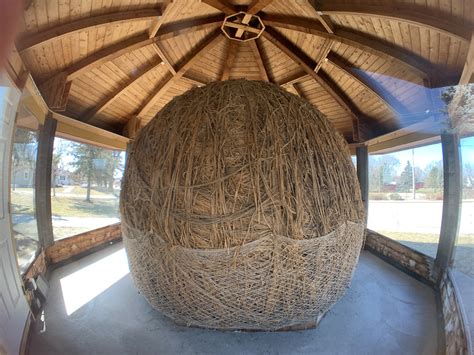 The World’s Largest Twine Ball 📍 Darwin, Minnesota