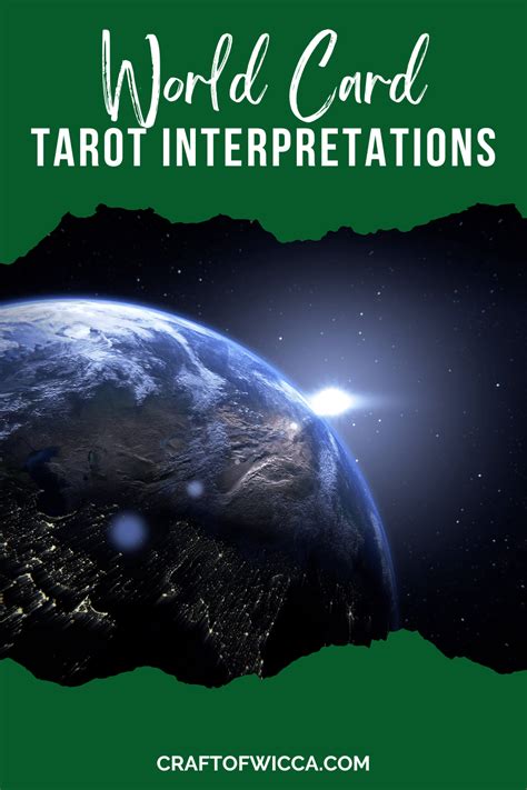 The World Tarot Card Meanings Simply Explained - Craft of Wicca