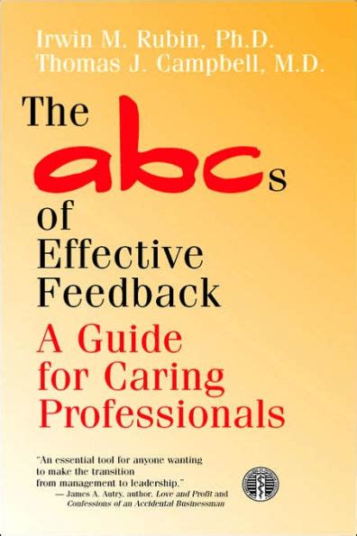 The abcs of effective feedback a guide for caring professionals. - Untergruppen von quadratischen matrizen und ihre anwendungen..