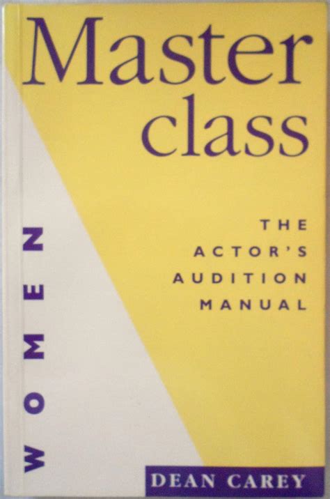 The actors audition manual by dean carey. - Kapitel 1 lösungshandbuch statik verstehen pytel.