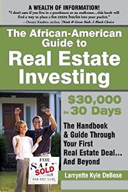 The african american guide to real estate investing 30 000 in 30 days the handbook guide through your first. - Thomson tv service manual free download.