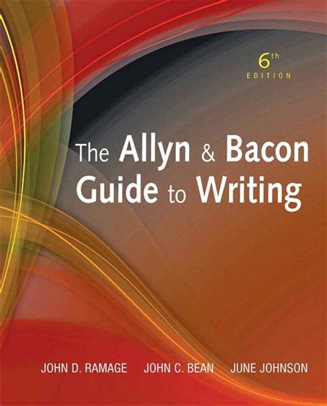 The allyn bacon guide to writing 6th edition. - East meets west yang liu ppt.
