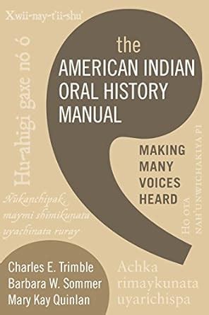 The american indian oral history manual making many voices heard. - Manuale del negozio ferguson modelli da te20 a20 a30 i t servizio di assistenza.