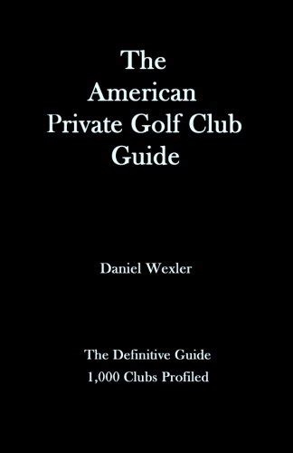 The american private golf club guide. - De vita et moribus lulii agricolae. text..