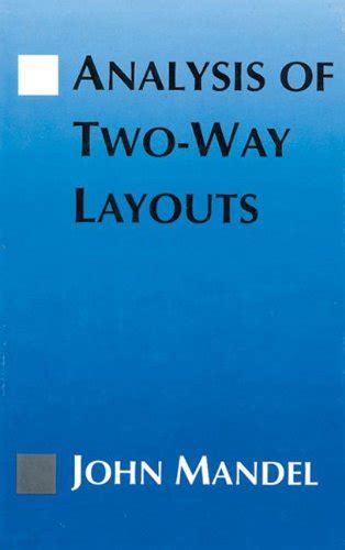 The analysis of two way layouts 1st edition. - Modelle des schriftlichen sprachgebrauchs in der grundschule.