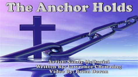 The anchor holds. Things To Know About The anchor holds. 