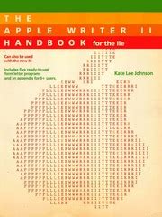 The apple writer ii handbook for the iie. - Handbook of ceramics grinding and polishing.