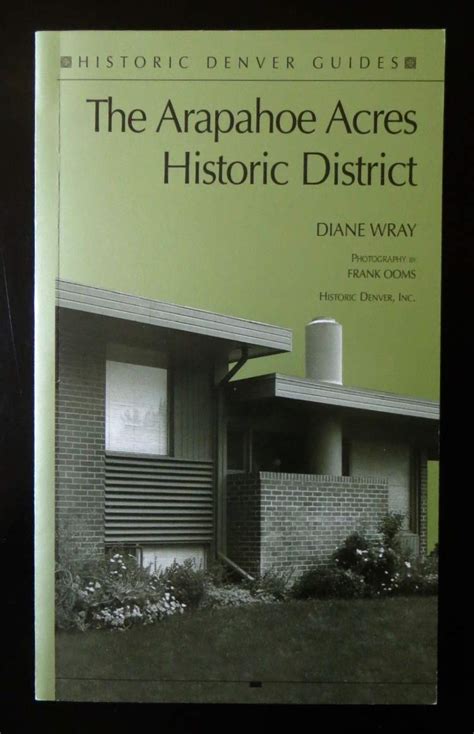 The arapahoe acres historic district historic denver guides. - User manual for 1997 aerolite travel trailer.