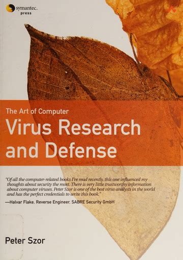 The art of computer virus research and defense by peter szor. - Cisco ccna 2 study guide answers.