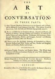 The art of conversation vol 1 of 3 by stefano guazzo. - Crèche hippolyte noiret à rethel (ardennes)..