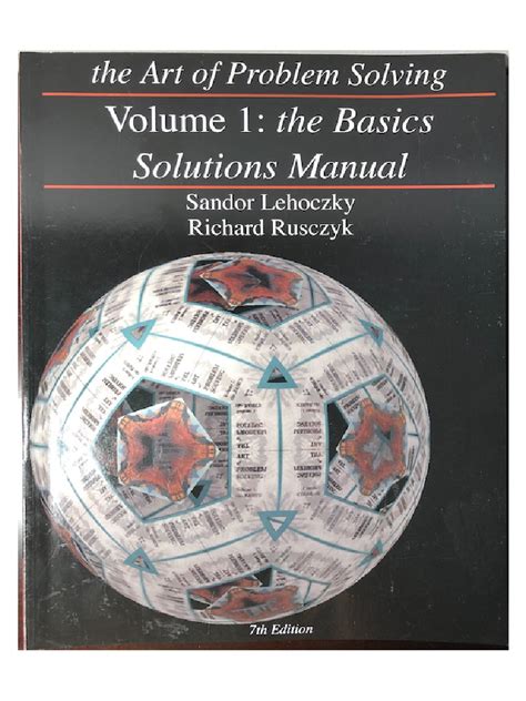 The art of problem solving vol 1 the basics solutions manual. - Jurisprudencia sobre derecho internacional privado costarricense.