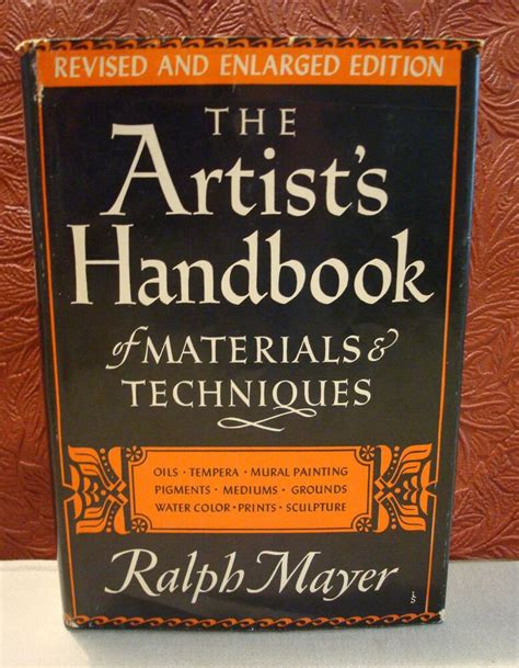 The artists handbook of materials and techniques ralph mayer. - Guerra, exilio y cárcel de un anarcosindicalista.