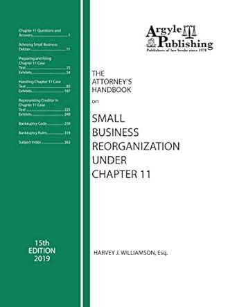 The attorney s handbook on small business reorganization under chapter. - Recueil des principales œuvres de ch.-h.-g. pouchet.