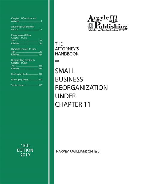 The attorneys handbook on small business reorganization under chapter 11 volume 8. - V8 aspen custom modeler user guide.