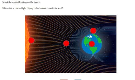 The aurora borealis is caused by the ______. - Brainly.com