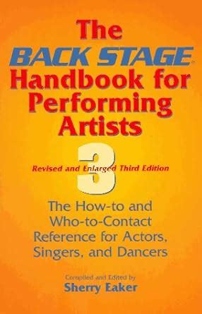 The back stage handbook for performing artists by sherry eaker. - Mtech wireless mobile communication lab manual.epub.